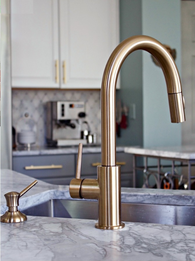 Gold Kitchen Faucets